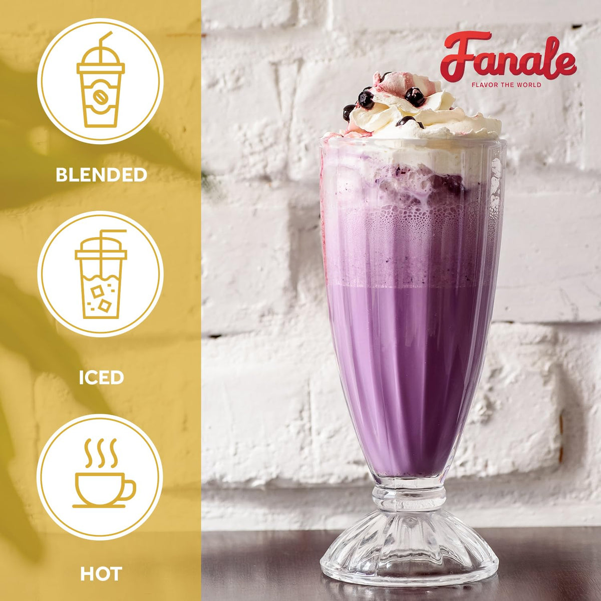 Fanale Ube Taro gluten free vegan powder supports diverse uses