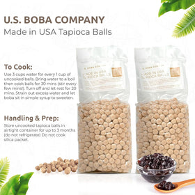 Fanale US Boba Co chewy pearls in tea for a flavorful sip