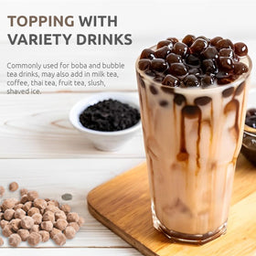 Fanale US Boba Co cooked pearls in bowl demonstrate authentic chew.