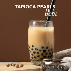 Fanale US Boba Co pearls in milk tea for a chewy bite