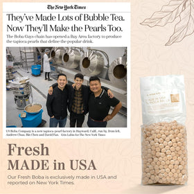 Fanale US Boba Co USA-made tapioca pearls fresh and versatile