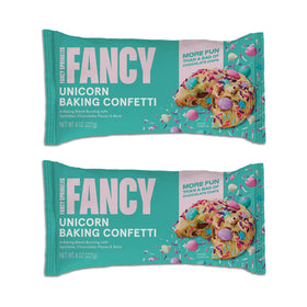 Fancy Sprinkles candy-coated chocolate pieces add sweet chocolatey bites.