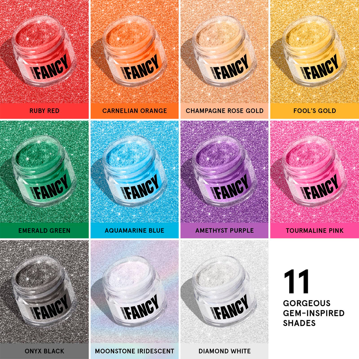 Fancy Sprinkles Diamond White glitter dust on a cake for dazzling finish