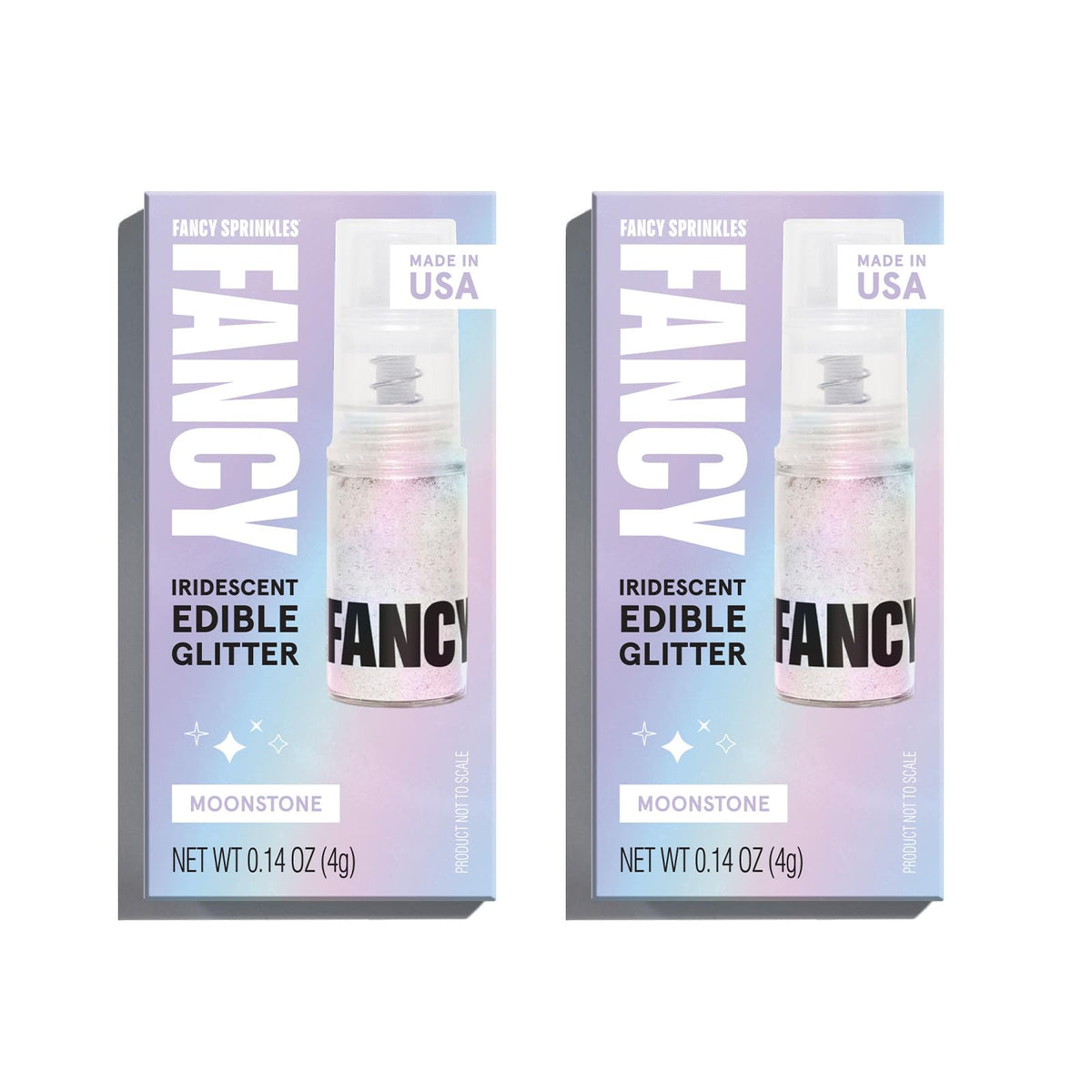 Moonstone glitter on cookies provides magical, flavor-neutral shine
