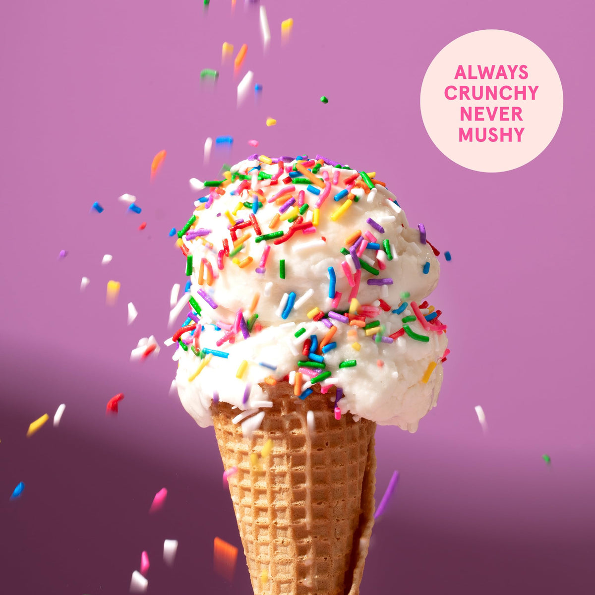 Fancy Sprinkles rainbow jimmies on cakes and cupcakes for festive flair.