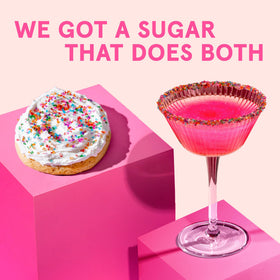 Fancy Sprinkles Rainbow Prism Sugar on cakes adds brilliant color and crunch.