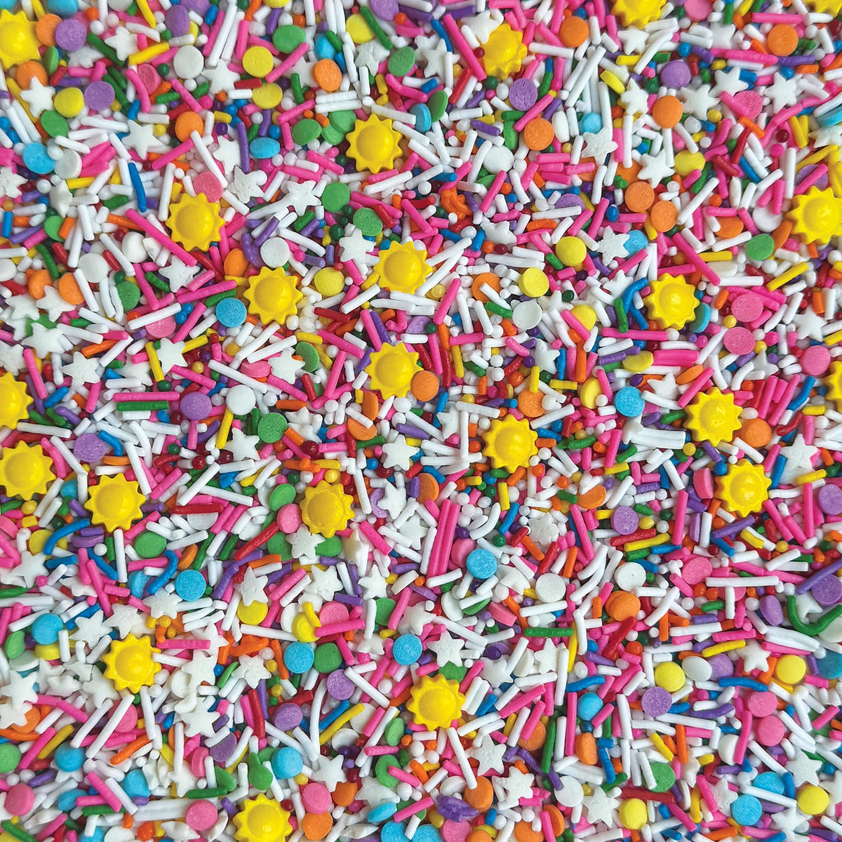 Fancy Sprinkles Sunset Bliss Nonpareil selection (sunset-bliss-nonpareil-selection) adds warm tones to cookies.