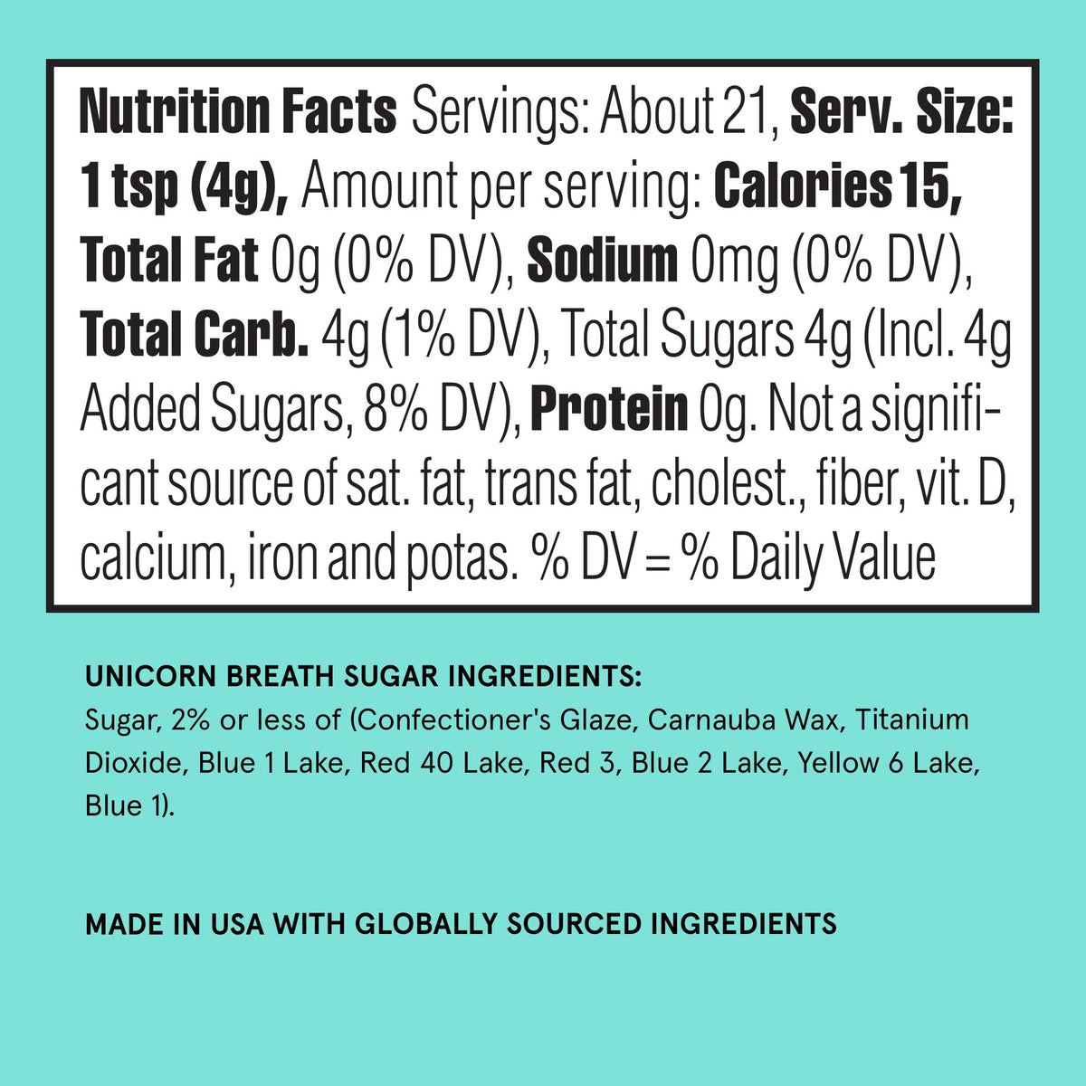 Fancy Sprinkles Unicorn Breath Sugar decorates donuts with color and texture