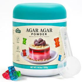 Fangkic agar-agar powder bottle for vegan thickening and clean textures