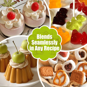 Fangkic beef gelatin powder with neutral flavor blends into recipes.