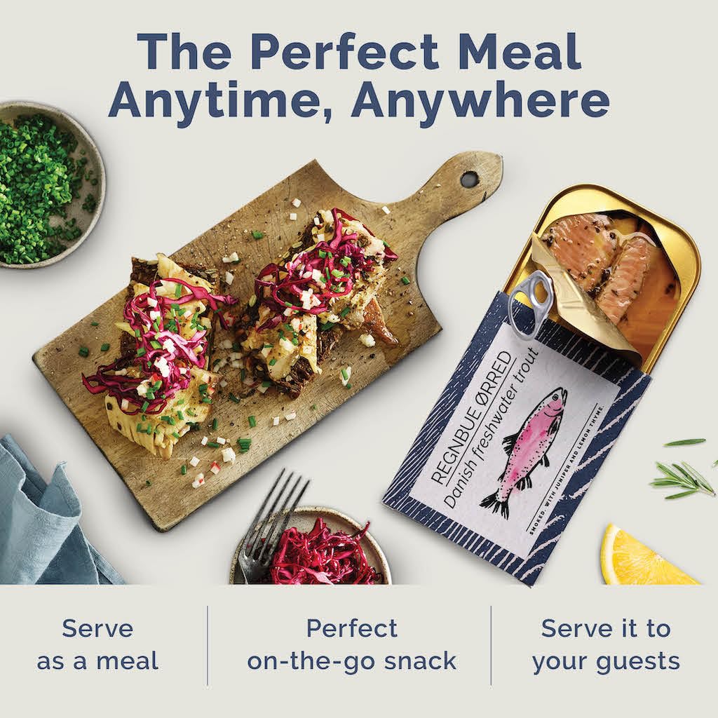 Fangst Regnbue Orred foil-pack image shows compact shelf-friendly packaging.