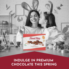 Fannie May Mini Pixies lightly roasted pecans in bite-sized candy.