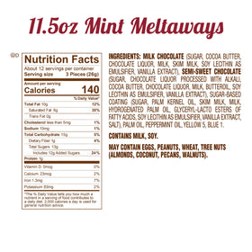 Fannie May Mint Meltaways creamy mint centers