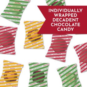 Fannie May Peanut Butter Buckeyes bag showcases peanut butter center and milk chocolate for silky contrast.