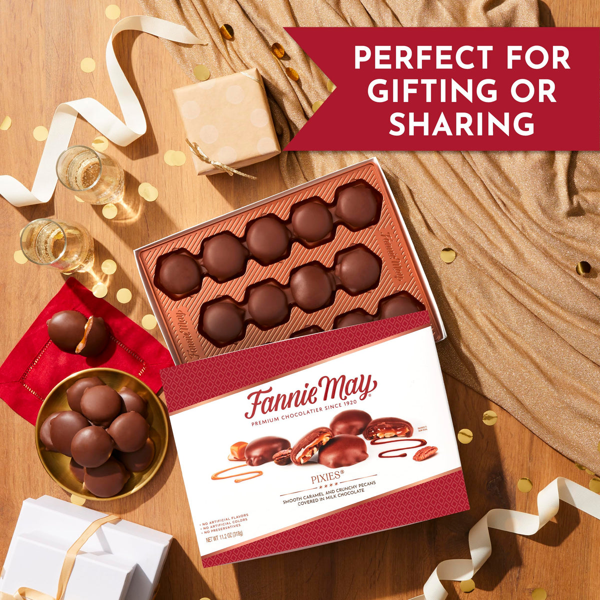 Fannie May Pixies movie night snack for cozy evenings