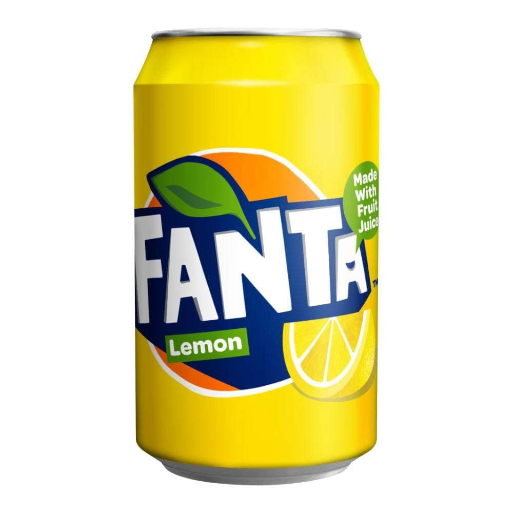 Fanta Lemon 12-pack display communicates convenient, shareable flavor