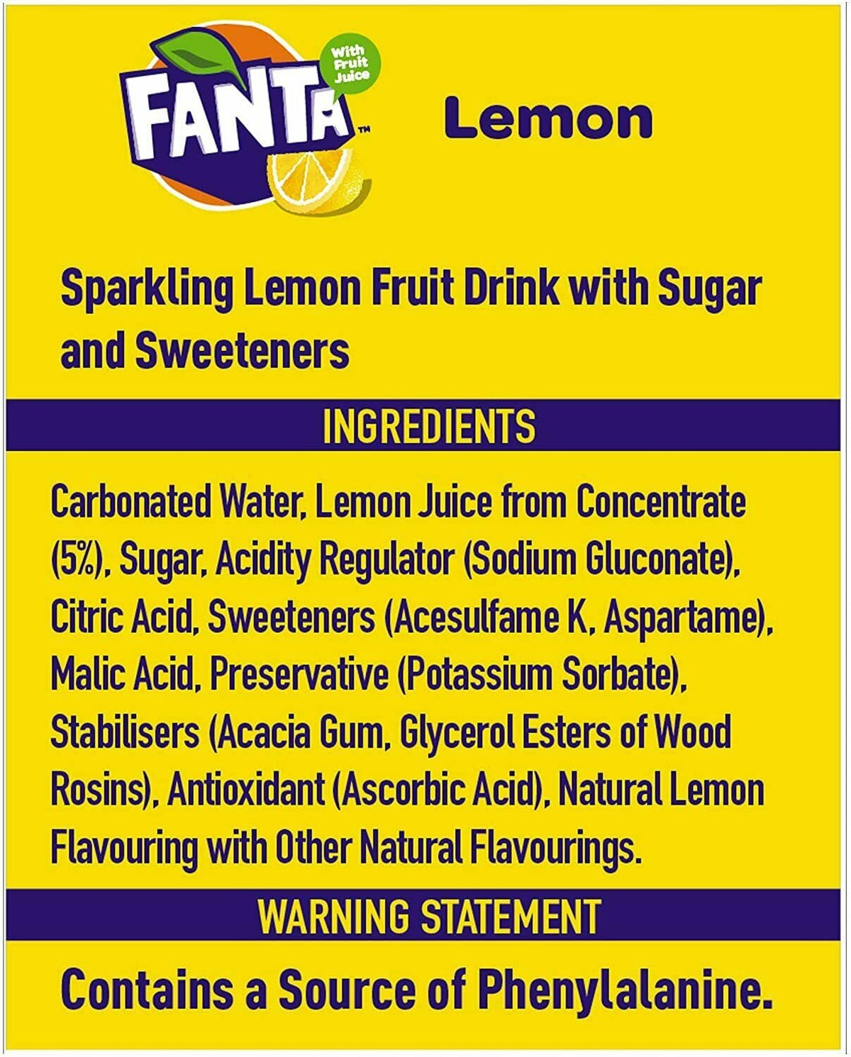 Fanta Lemon slice close-up highlighting bright citrus zest and natural flavors