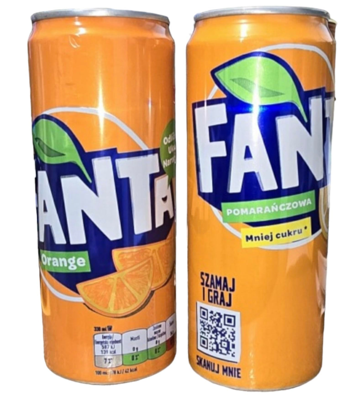 Fanta Orange product packaging artwork celebrating flavor.