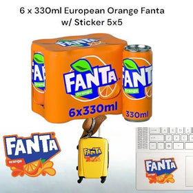 Fanta Orange bottle being poured for a refreshing moment.