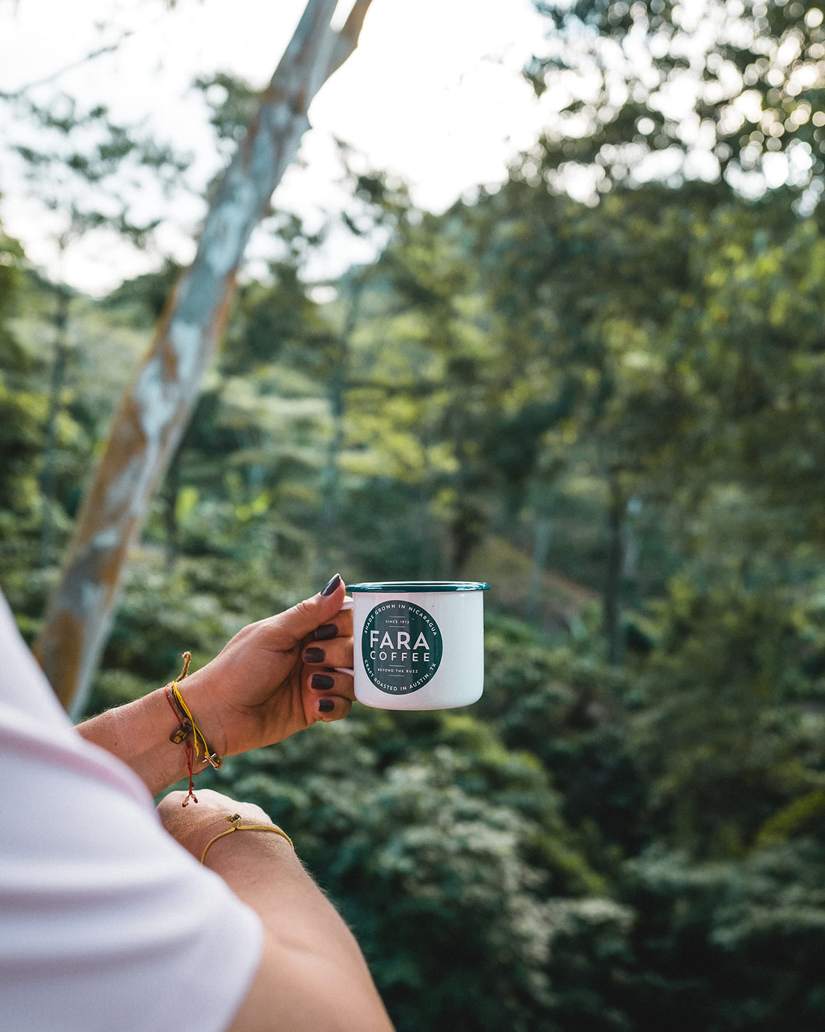 Fara Coffee decaf cup-ready beans ideal for cozy evenings.