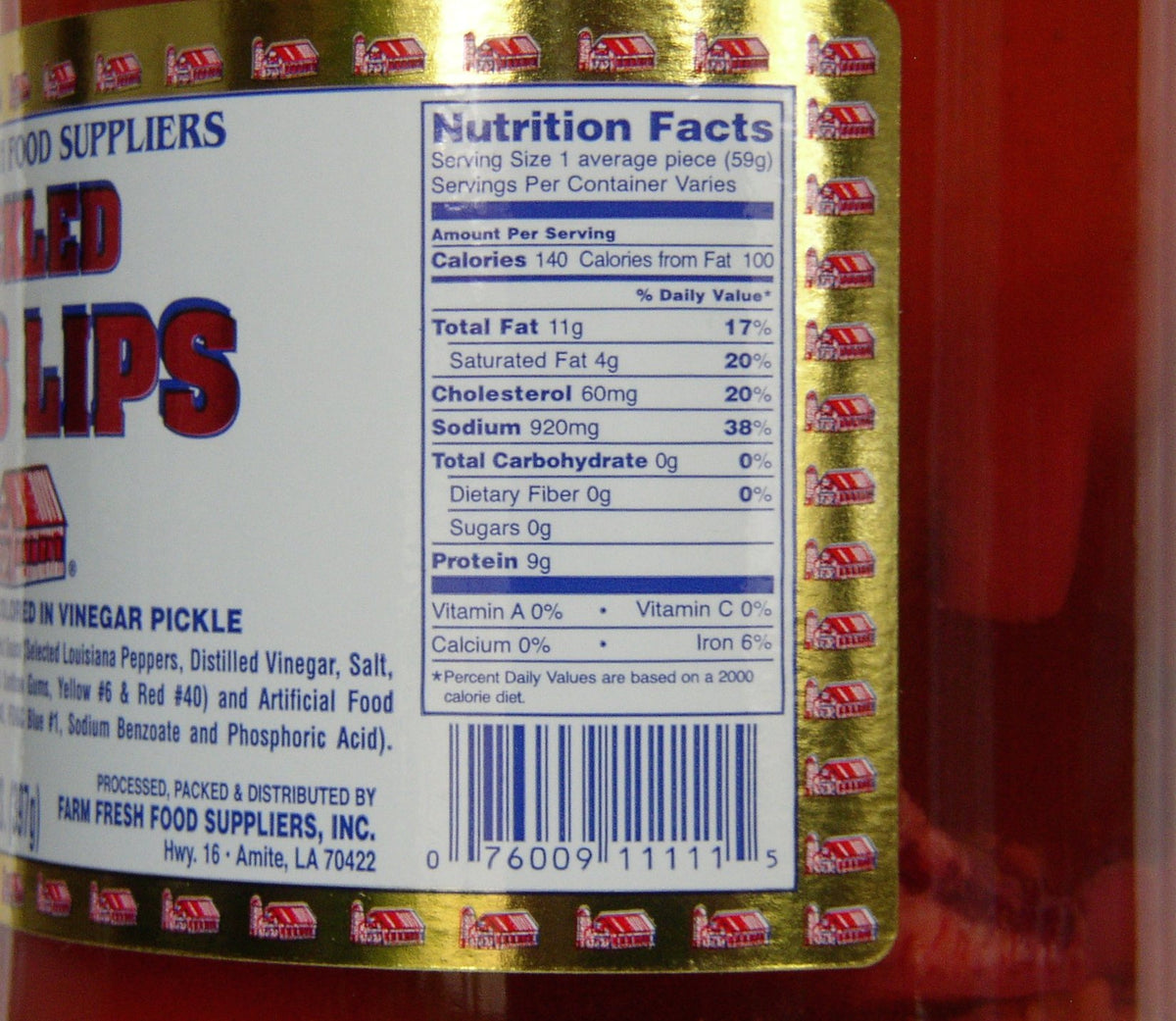 Farm Fresh Food Suppliers Pickled Pigs Lips serving ideas, pair with charcuterie for adventurous snack options.