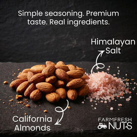 Farm Fresh Nuts 2lb bag laid flat emphasizes value for family snacking.