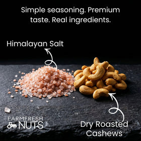 Farm Fresh Nuts packaging ready for pantry storage and on-the-go snacking.