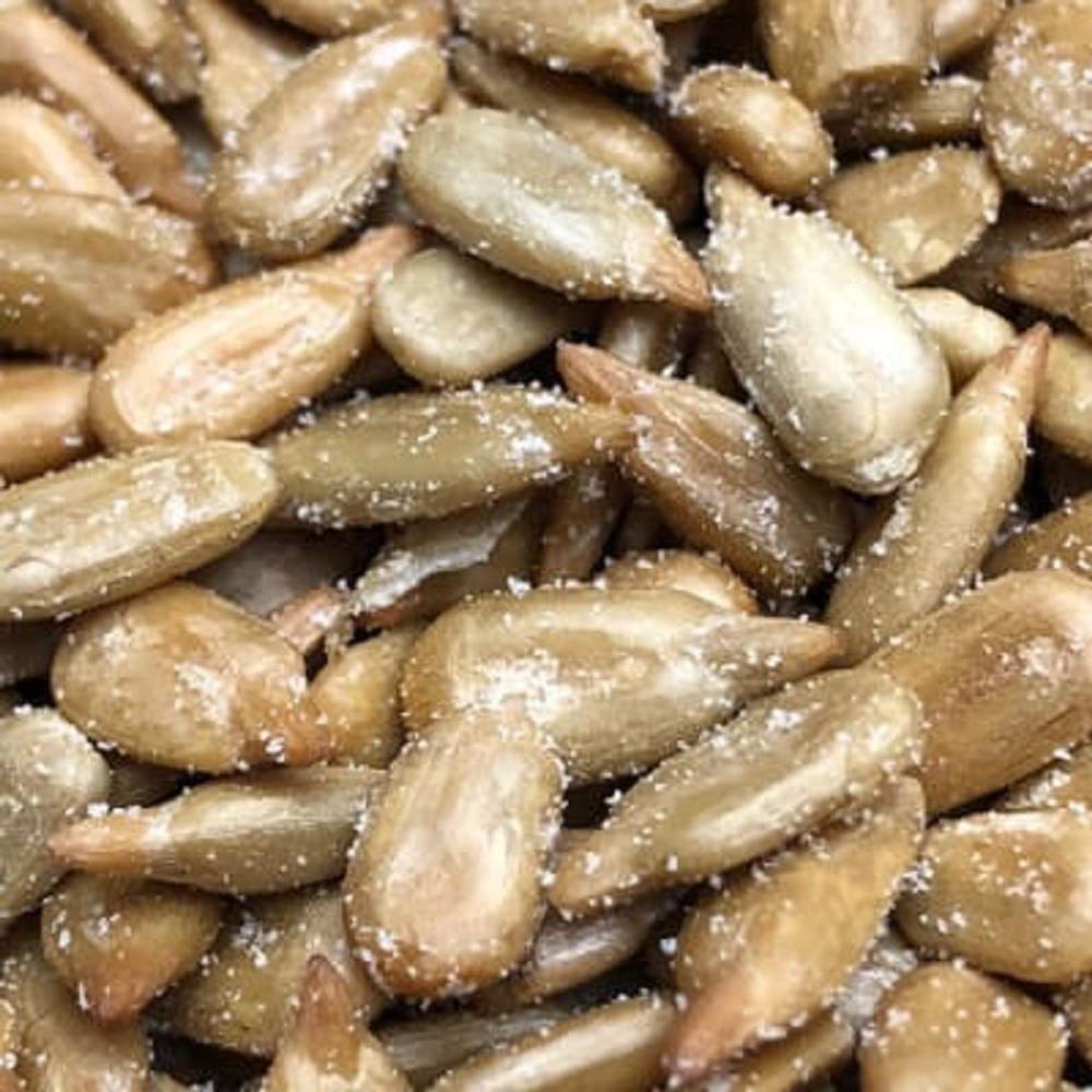 Farm Fresh Nuts snack plate with sunflower seeds, ready for on the go munching