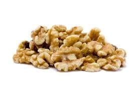 Close-up of Farm Fresh Nuts walnuts showing crunchy texture for snacking.