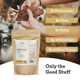 Farm Hounds pasture-raised pork imagery signaling premium ingredients.