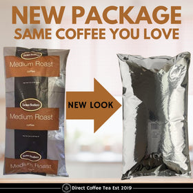 Farmer Bros Breakfast Blend steamy cup closeup highlighting mild flavor and smooth finish