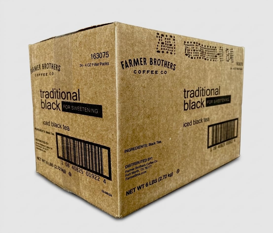 Farmer Brothers Black Iced Tea bulk case ideal for large batches