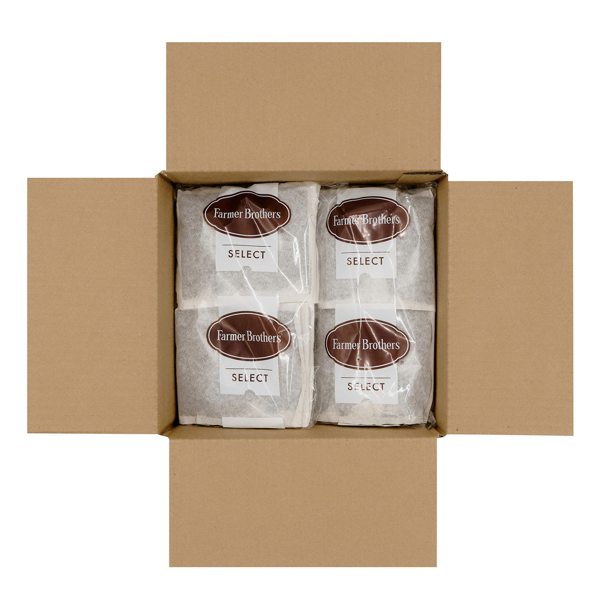 Farmer Brothers iced tea foil pouch preserves freshness for consistent batch brew