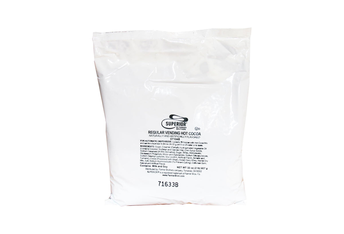 Superior cocoa powder bulk packaging designed for quick service.