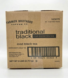 Farmer Brothers Unsweetened Iced Tea pour-ready for customizable sweetness
