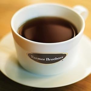 Commercial drip setup with Farmer Brothers Breakfast Blend ensures consistent service.