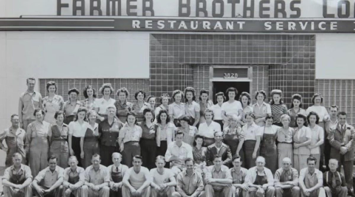 Farmer Brothers gravy mix label close-up showing 1.5 lb bag