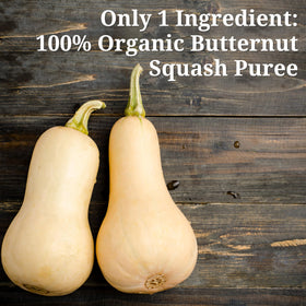 FARMER'S MARKET Organic Butternut Squash Puree jar ready for weeknight meals.