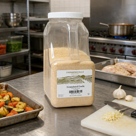 Farmersville Spice Co garlic for restaurant-grade flavor in sauces.