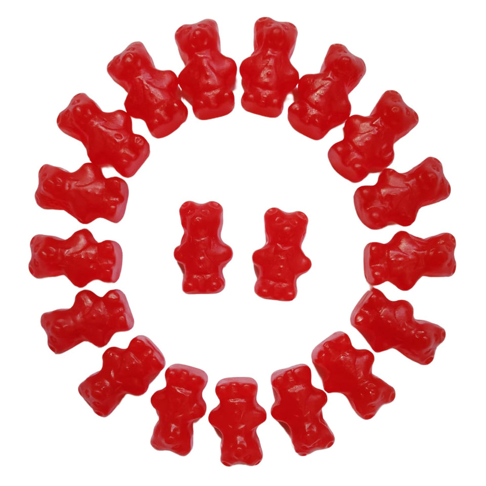 Farmhouse Preserve JuJu Cinnamon Bears bulk bag front view for party-ready snacks.
