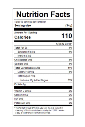 Farmhouse Preserve JuJu Cinnamon Bears reseal-friendly bulk bag for everyday snacking.