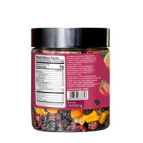 Farmley Berry Mix pour shot showing vibrant fruits ready to mix, versatile use.