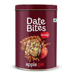 Farmley Date Bites Apple Pie jar for convenient snacking on the go