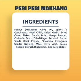 Farmley peri-peri seasoned makhana close-up with vibrant spices