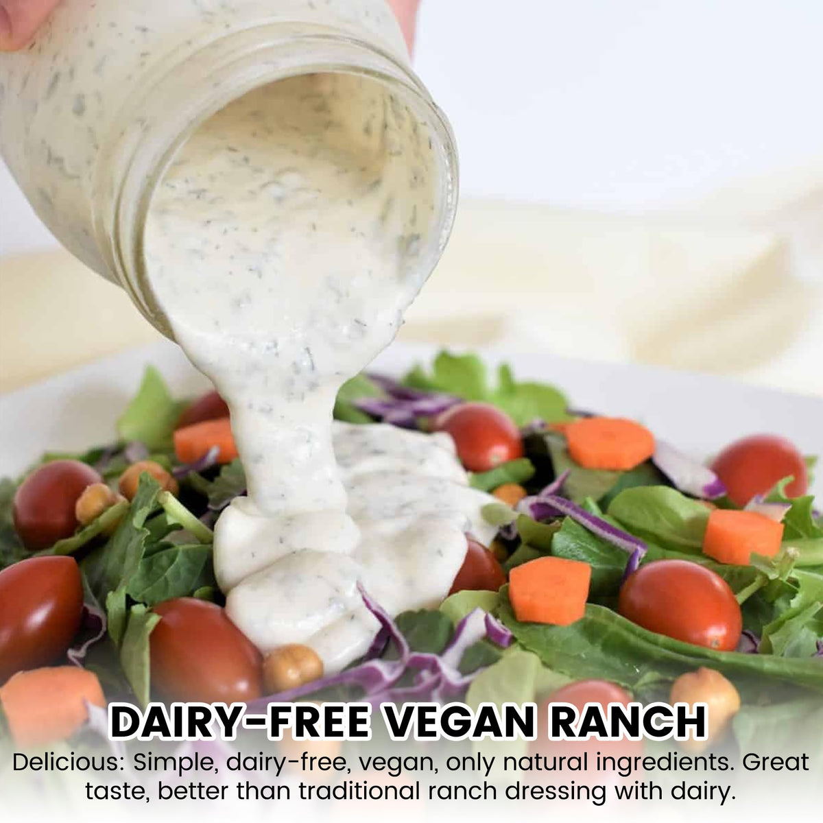Farrell Dairy Free Ranch Mix jar label with gluten-free note