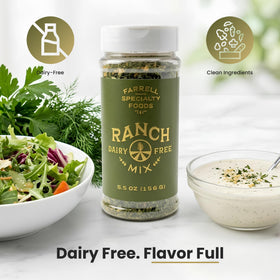 Farrell Vegan Ranch Dip with fresh vegetables for snacking