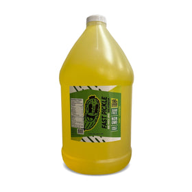 Fast Pickle juice bottle close-up for quick hydration.