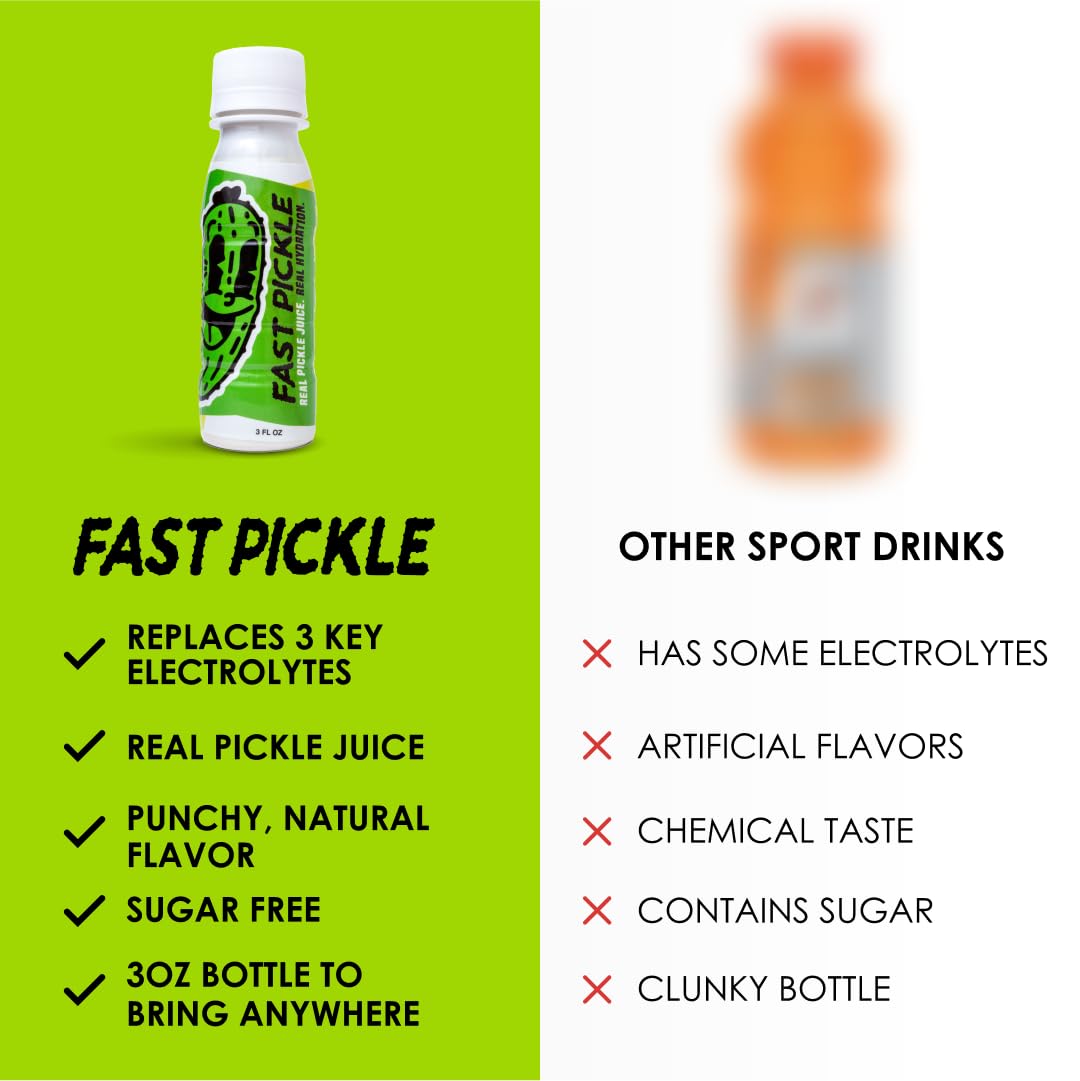 Fast Pickle six-pack on shelf for easy bulk hydration.