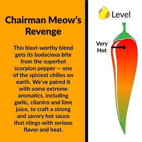 Fat Cat Chairman Meow's Revenge bottle pour highlights marinade use