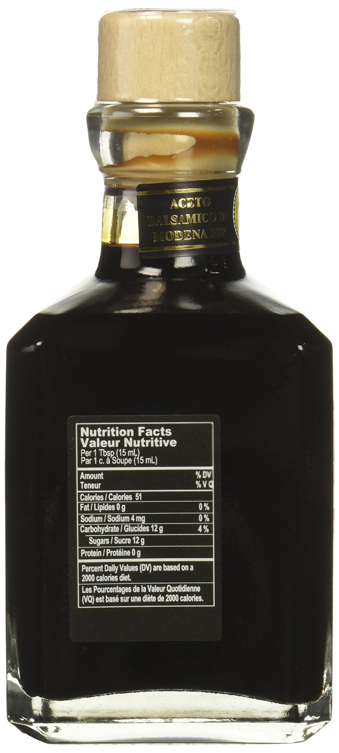 Fattoria Estense Gold Label balsamic from Modena, Italy, versatile for meals